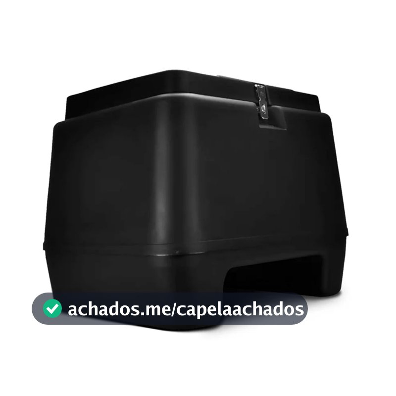 Baú Bauleto Moto Traseiro 80 Litros Plástico Injetado BP-06PT - Pro Tork