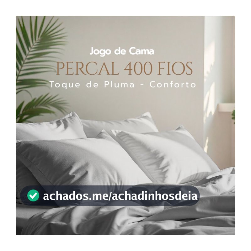 Conforto Jogo de Cama 4 Peças 400 Fios Casa di Valle - Coleção Day by Day