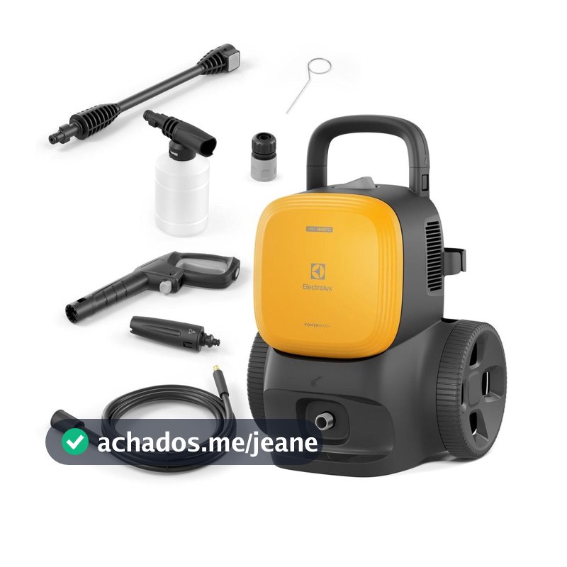 Lavadora de Alta Pressão Electrolux 1800PSI 1450W PowerWash Aplicador Detergente (EWS1800)