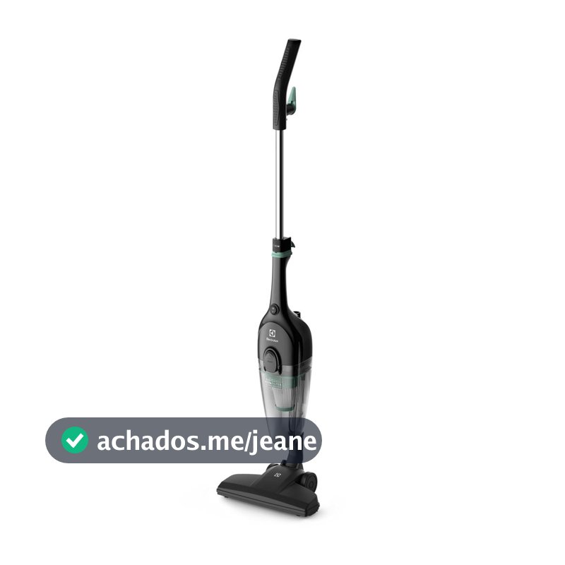 Aspirador de Pó Vertical com Fio Electrolux 1100W 2 em 1 Filtro HEPA Preto (STK12)
