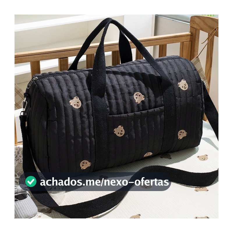 Bolsa De Viagem Portátil De Grande Capacidade , Armazenamento Leve , Boston , Bordado , Mamãe , Ombro Único , Crossbody