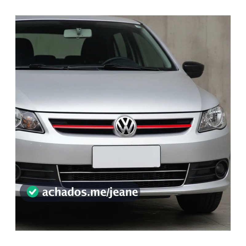 Aplique Friso vermelho grade G5 Gol Voyage Saveiro detalhe sport