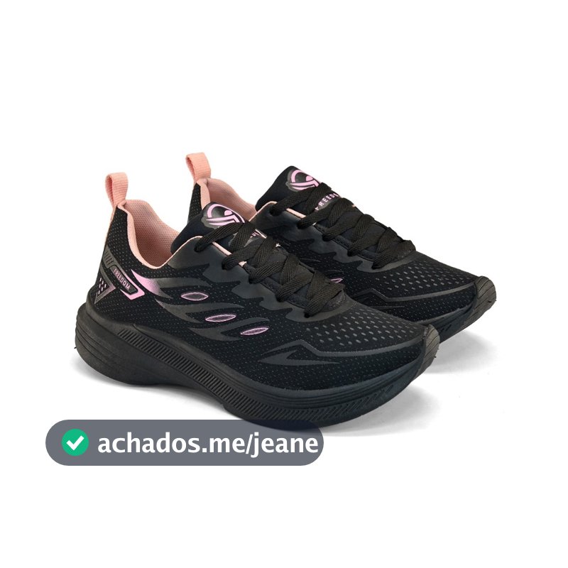 Tênis Feminino Corrida Casual Estilo Fitness