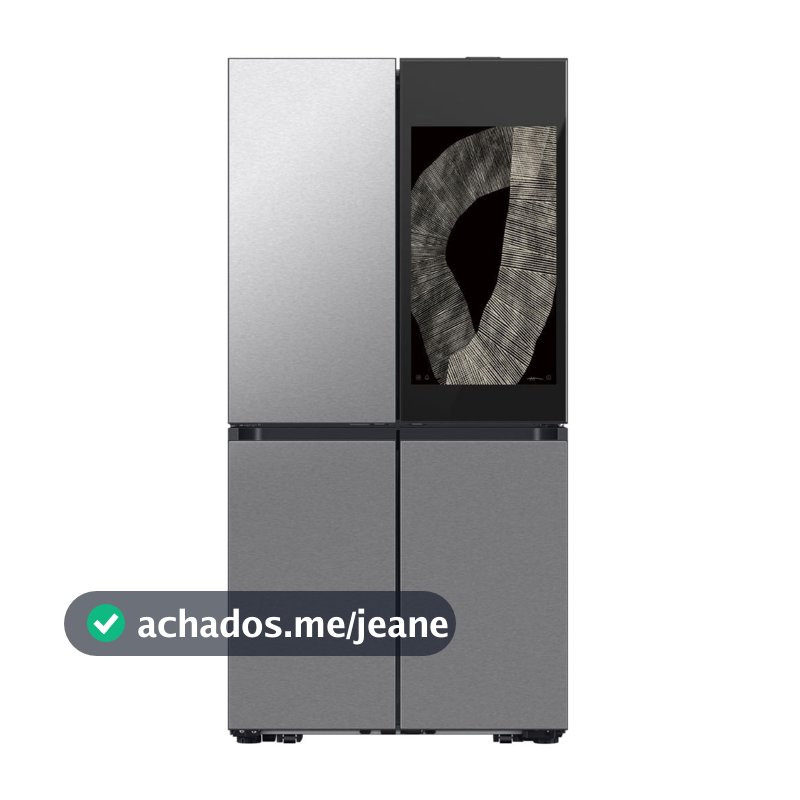 Geladeira Samsung RF29D Bespoke French Door Family Hub 699Litros Inox Look