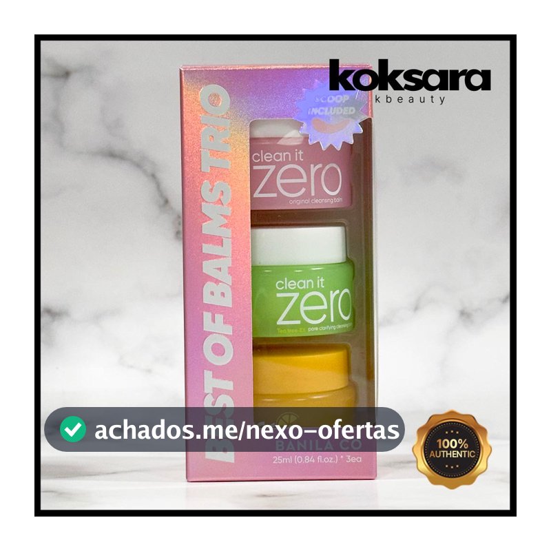 BANILA CO Clean It Zero Best of Balms Trio 25ml x 3pcs