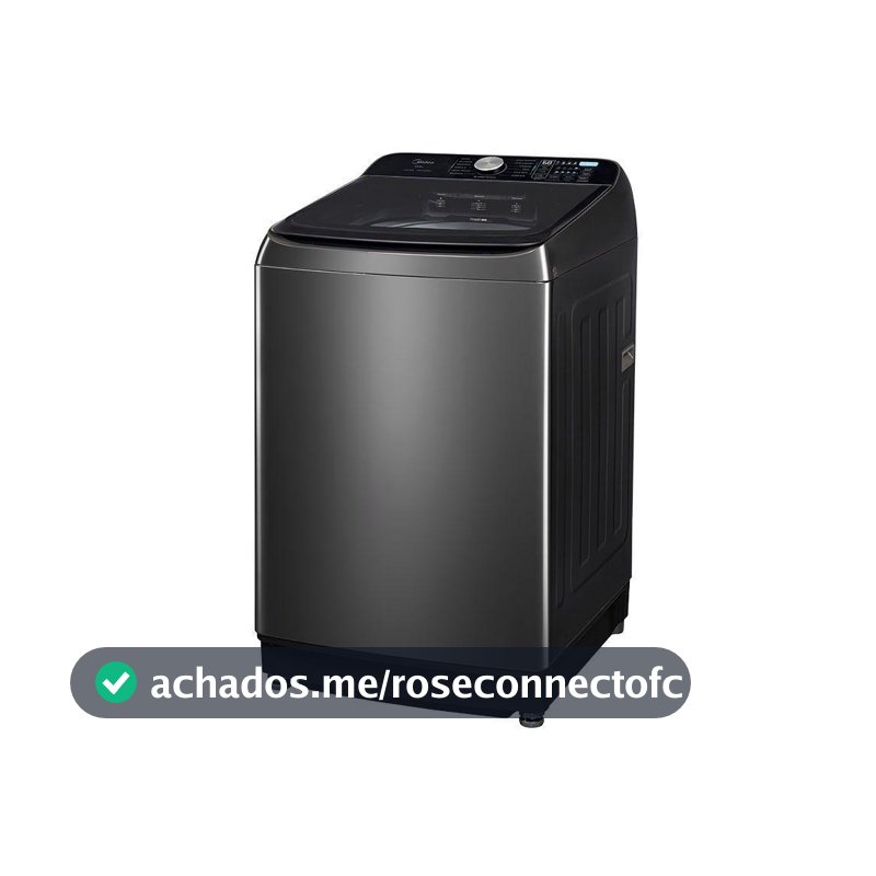 Lavadora de Roupas Midea 14,5 kg Wave Impeller Titanium 127V MA512W145/GK-04