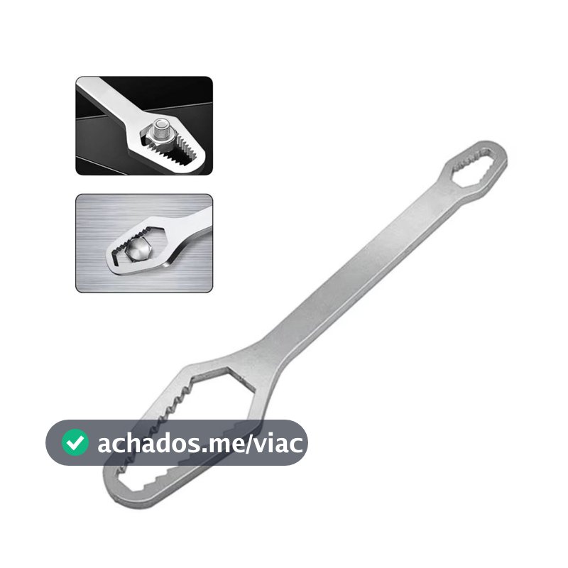 Chave Boca Fixa Aço Universal 3 a 17mm Cabeça Dupla Torx Ferramenta Resistente Multifuncional