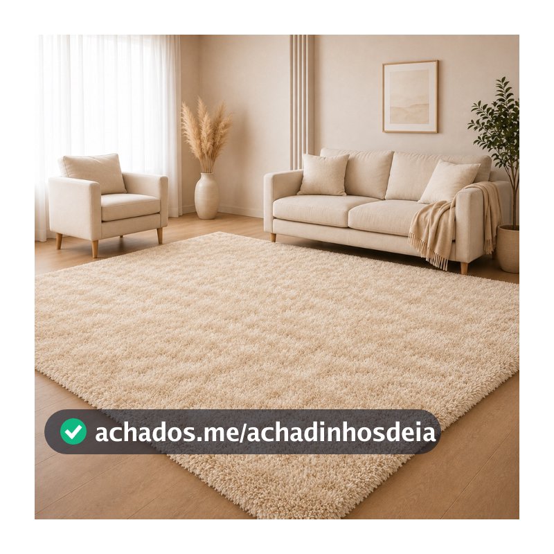 Tapete 2,00x1,50 Peludo Felpudo Quarto Sala Várias Cores