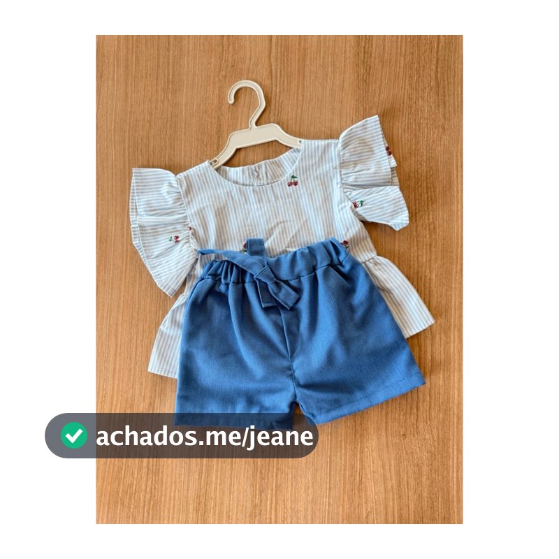 Conjunto infantil bebê menina 1 - 2 anos estampados