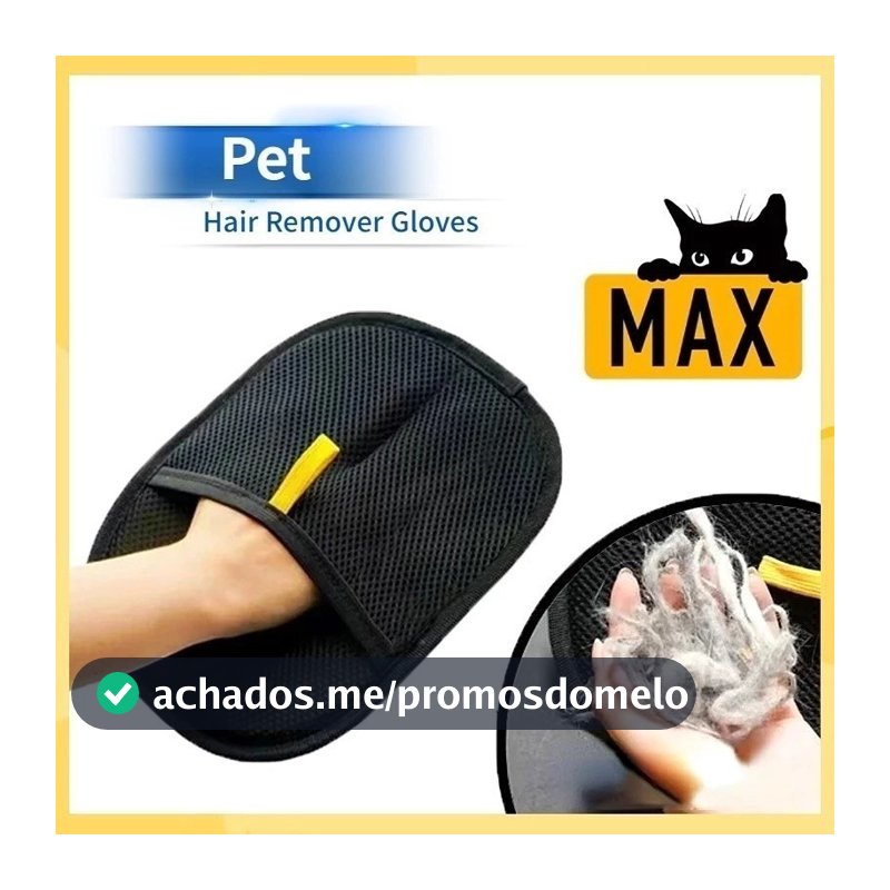 Removedor de pelos de pet; luvas para remoção de pelos com eletricidade estática; escova dupla face; escova para