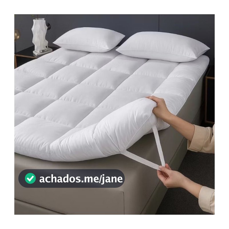 Pillow top cama solteiro, casal, Queen e king box protetor de colchão Toque de pluma 400 fios.