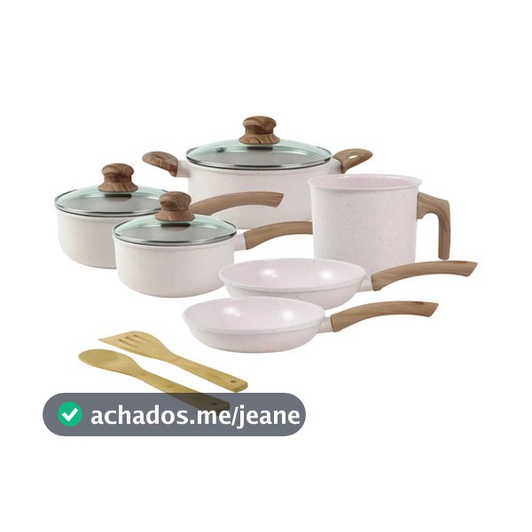 Tuut Cozinha Indução Ecoglide 8 Baunilha