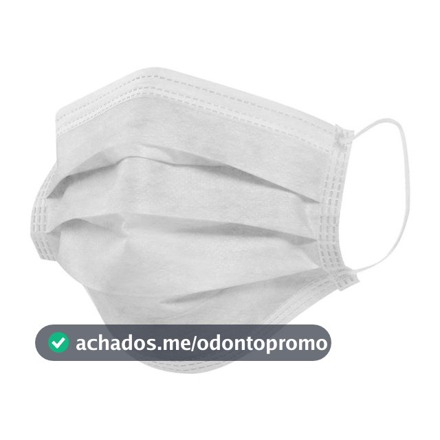 Kit 2 Caixas Máscara Descartável Tripla Camada De Proteção Facial Com 50 Un Cada
