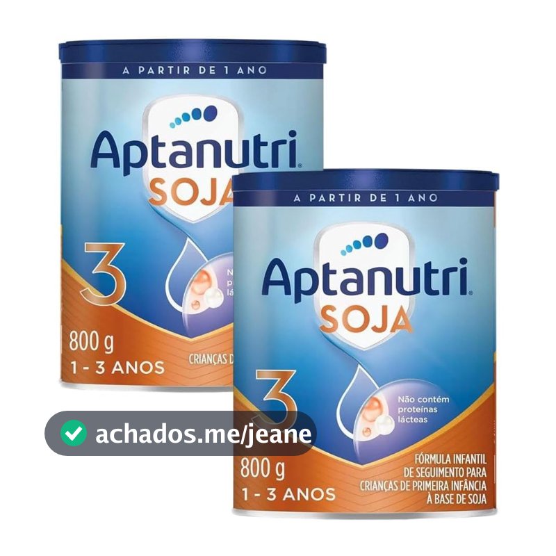 Kit 2 Latas Aptanutri Soja 3 800g EQ.1