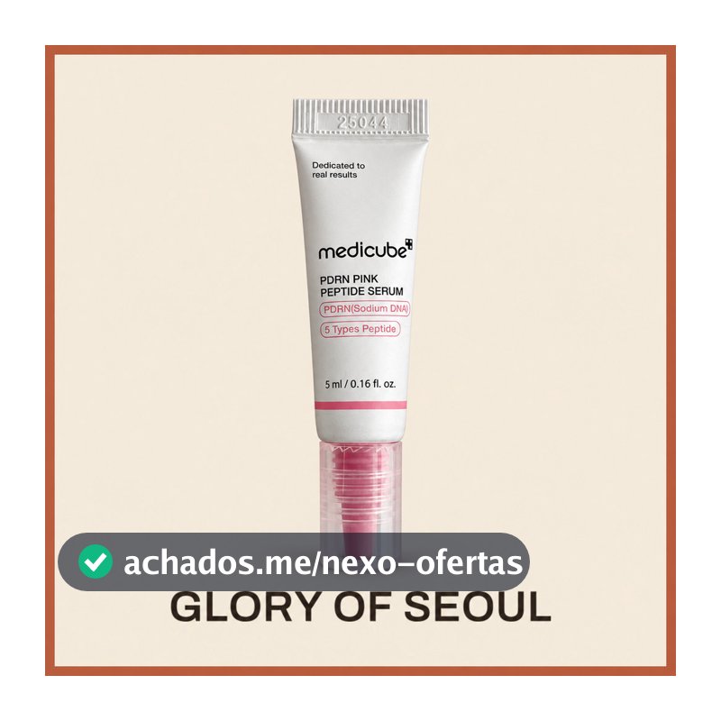 medicube PDRN Soro Peptídeo Rosa 5ml Mini | Facial Coreano Com Peptídeos