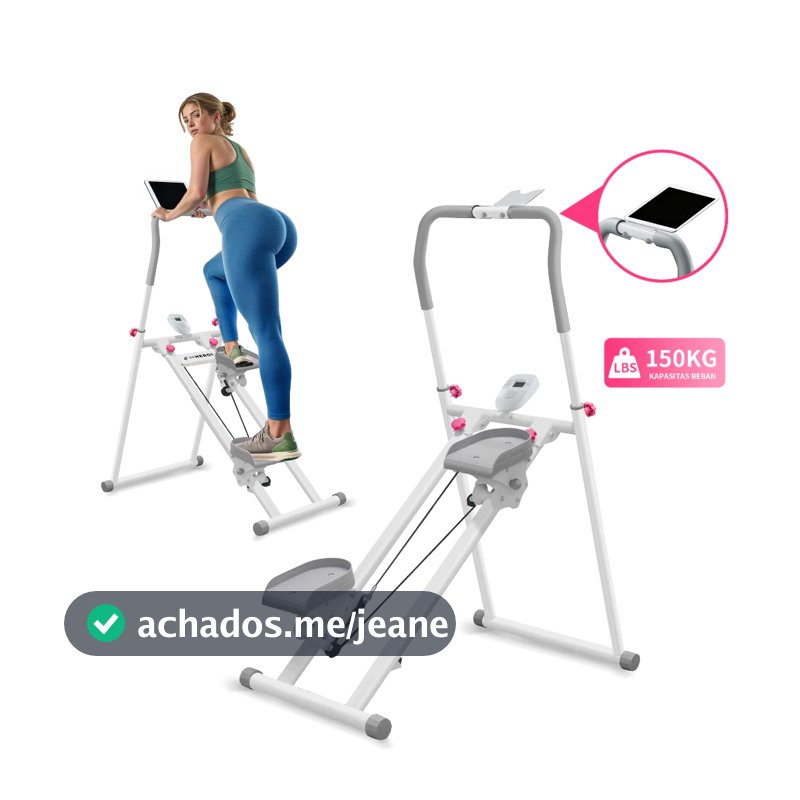 HEROI Escalador Silencioso - Modeladora de Glúteos, Suporta Até 150kg+ 3 Níveis de Inclinação