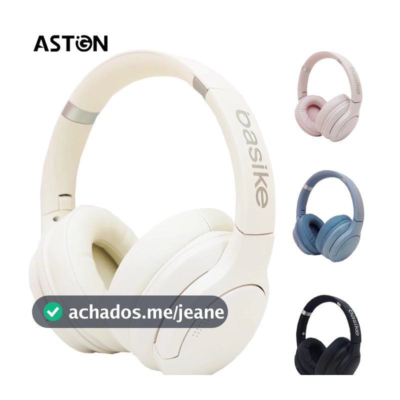 Astgn X Basike Original sem fio anti-ruído fone de ouvido bluetooth efeito de som de alta fidelidade