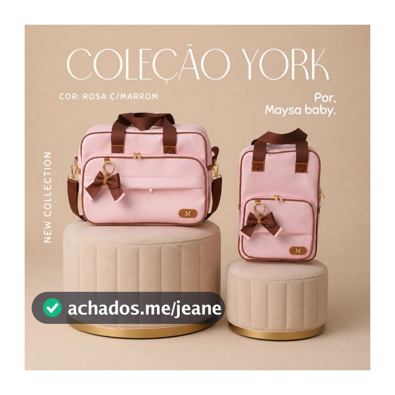bolsas maternidade 2 peças  ,COLEÇÃO YORK