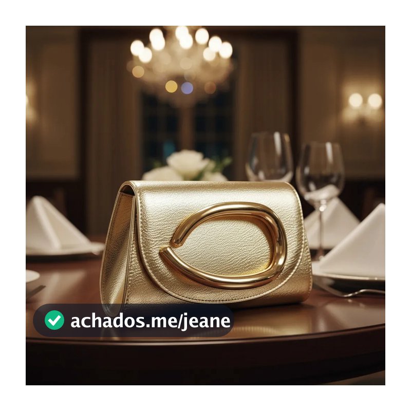 Bolsa de ombro e de mão feminina , com detalhes em dourado ,otima para festa casamento eventos