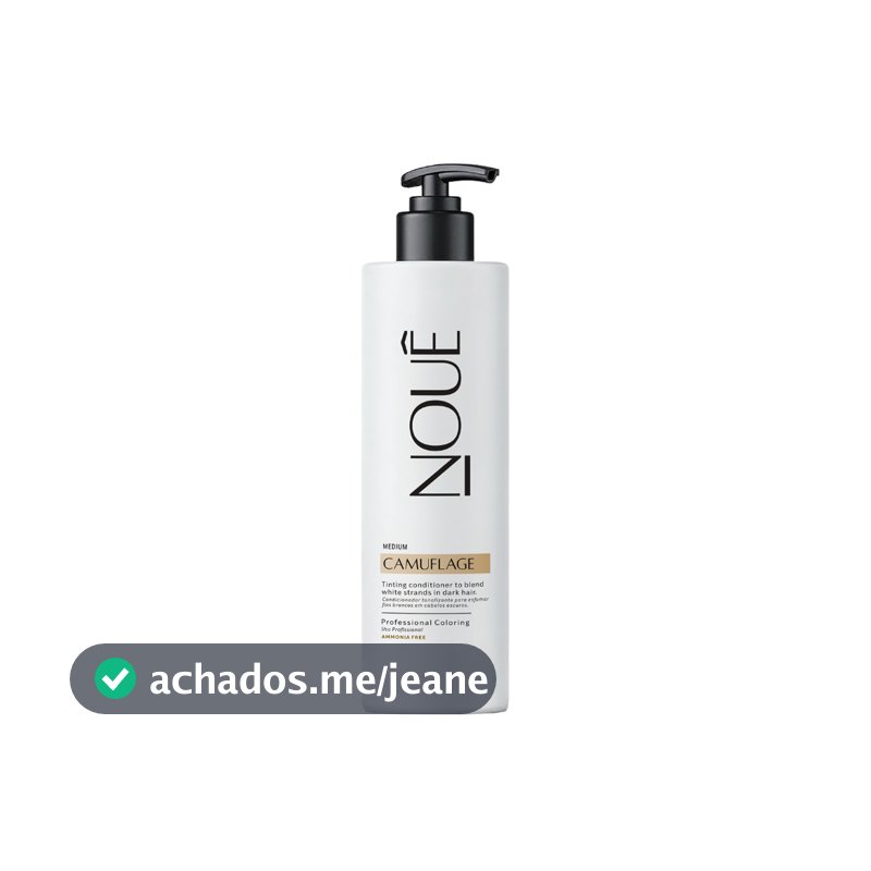 Nouê Tonalizante Capilar Camuflage Medium 140 ml Sem Amônia Para Cabelos de Base 3 a 7 Tom Castanho