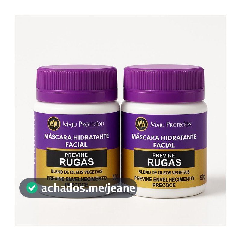 Creme Facial Anti Rugas Máscara Hidratante Previne Envelhecimento Linhas de Expressão Rejuvenescedor