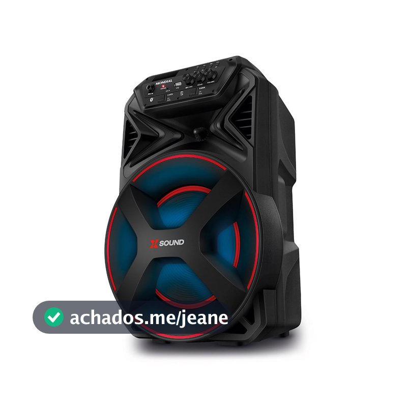 Caixa de Som Bluetooth CM300 Xsound Mondial Preta