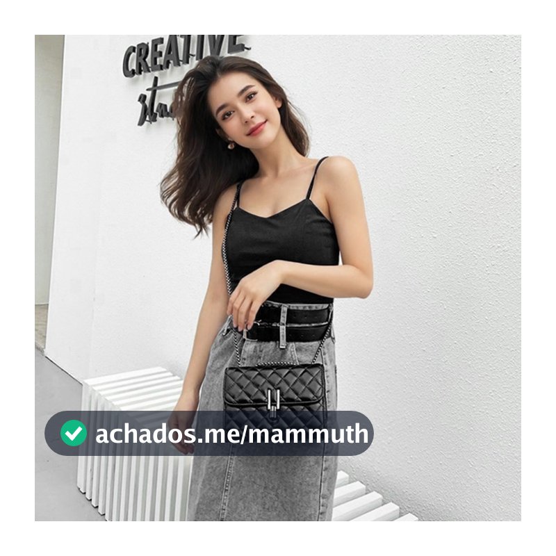 🔥Bolsa Feminina Transversal Corrente Escura “Y” Bolsa Ombro Feminina de Festa