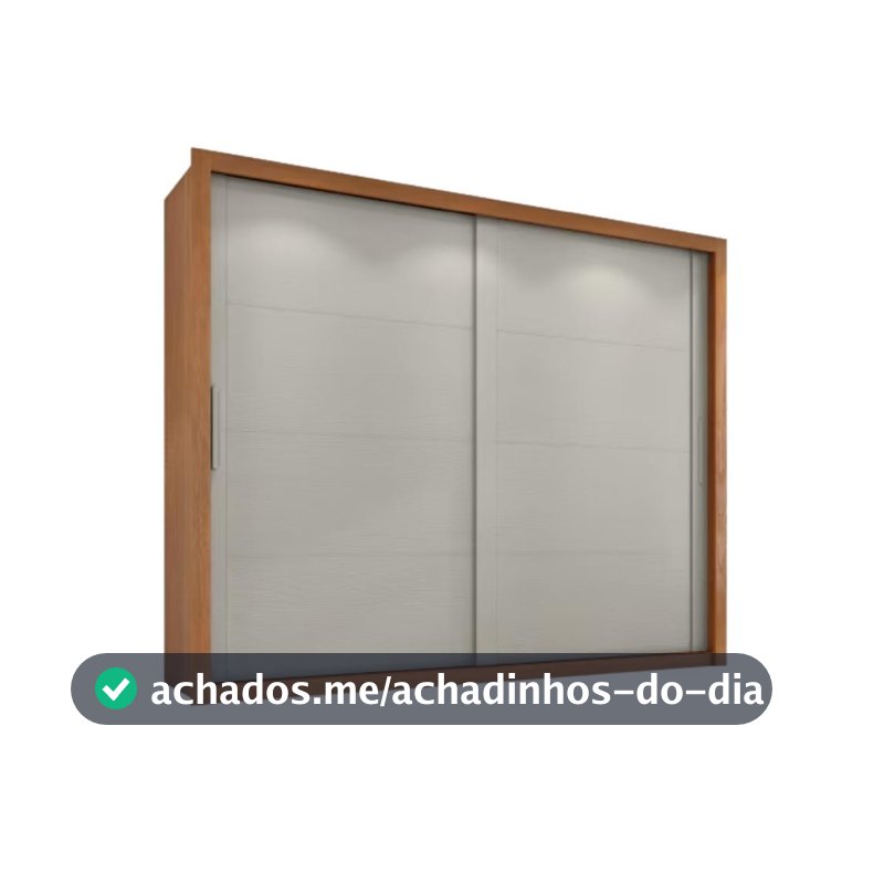 Guarda Roupas Casal 2 Portas de Correr 6 Gavetas Imperador Zanzini