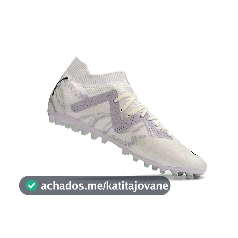Chuteiras Masculinas DE Futebol DE Campo Calçados Esportivos AG MG Originais Tênis Branco Preto E Rosa