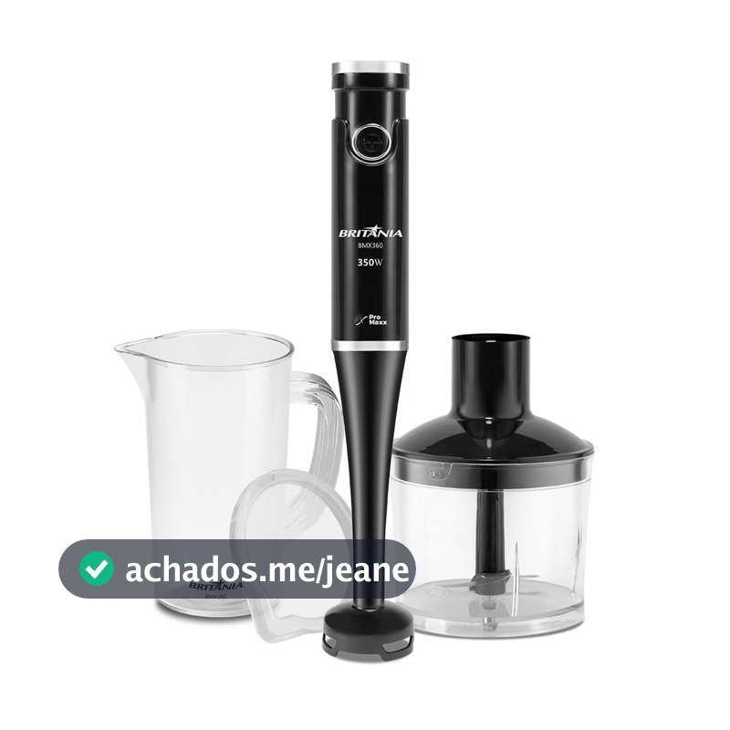 Mixer Britânia Lâminas Pro Maxx 2 em 1 350W BMX360