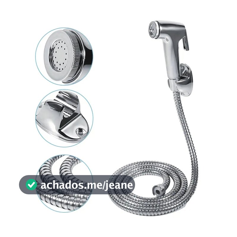 100% Completa Metal Ducha Higiênica Para Banheiro Completa Chuveirinho Privada Ducha Higiênica