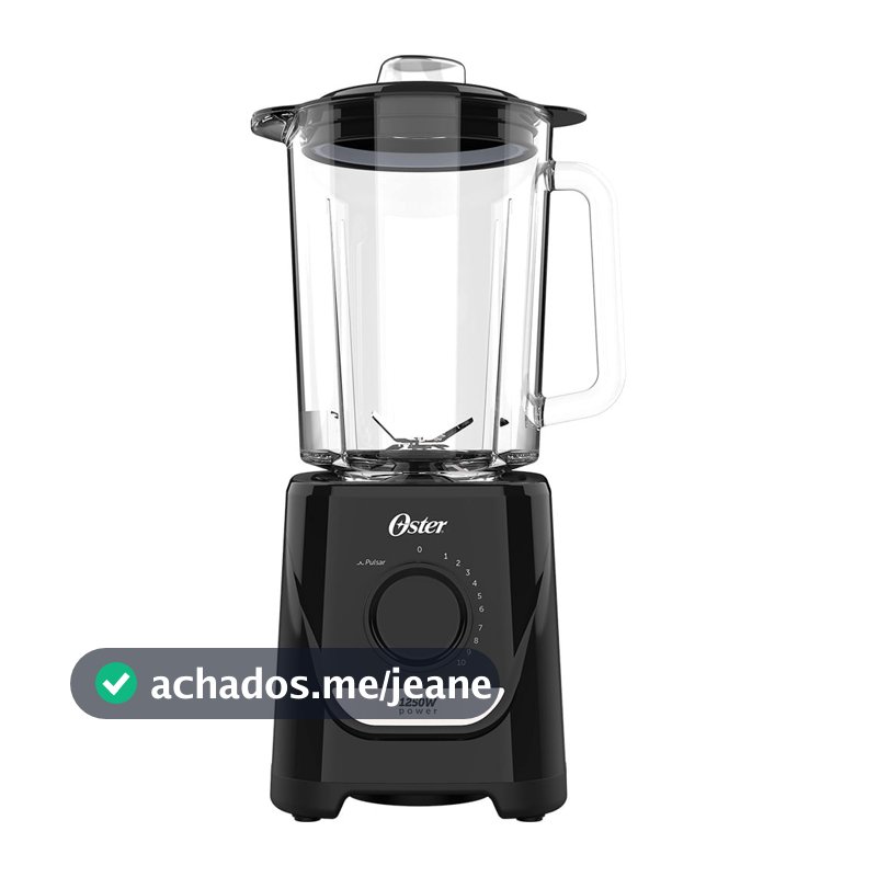 Liquidificador Power Oster Preto 2,2L