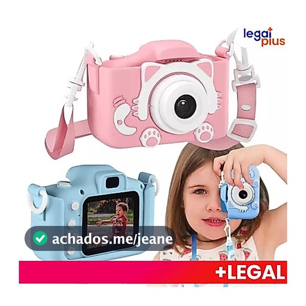 Camera Infantil Digital【Tira Foto De Verdade】 Filmadora Infantil Mini Maquina Fotografica Fotografa E Filma