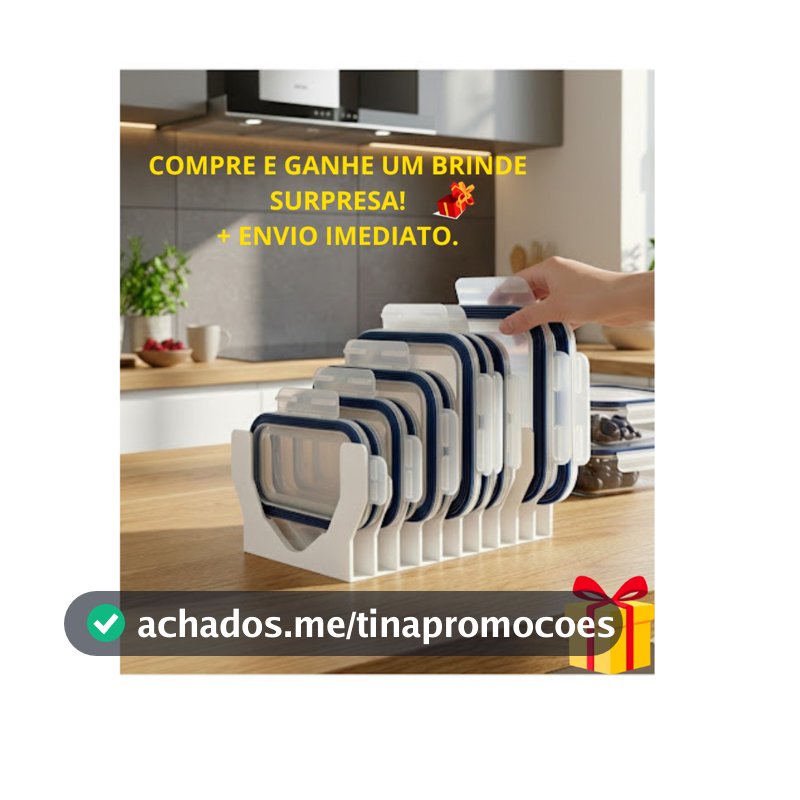 Organizador De Tampas De Potes Suporte De Armário Cozinha Prático Ajustável Divisórias Premium