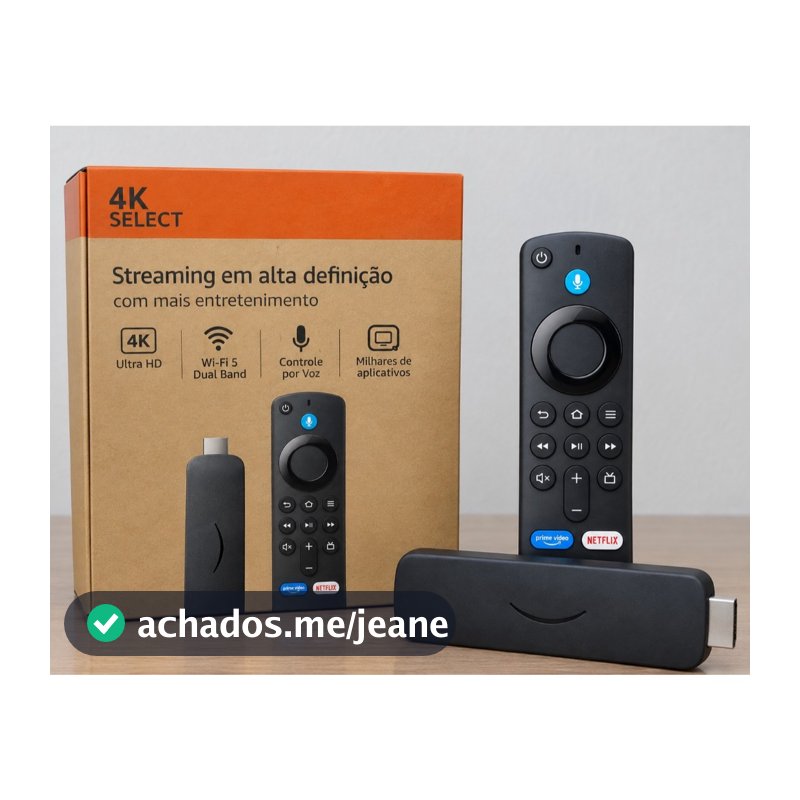 Amazon Fire Tv Stick 4k Select Cntrole 8gb Com Alexa Black Voice Preto De VozAmazon Fire Tv Stick 4k Select Cntrole 8gb