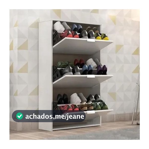 Sapateira Organizadora 3 portas basculante varias cores