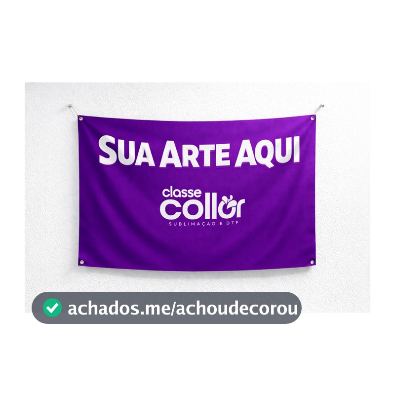 Bandeira Personalizada Decorativa Decoração Painel Studio Poster Tecido Microfibra Estampado 4 Tamanhos