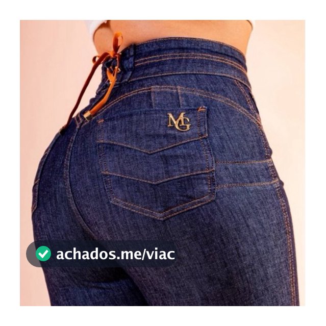 Calça Jeans Modeladora Cintura Mágica Muy Guapa Jeans Cintura Alta com Strech Skiny