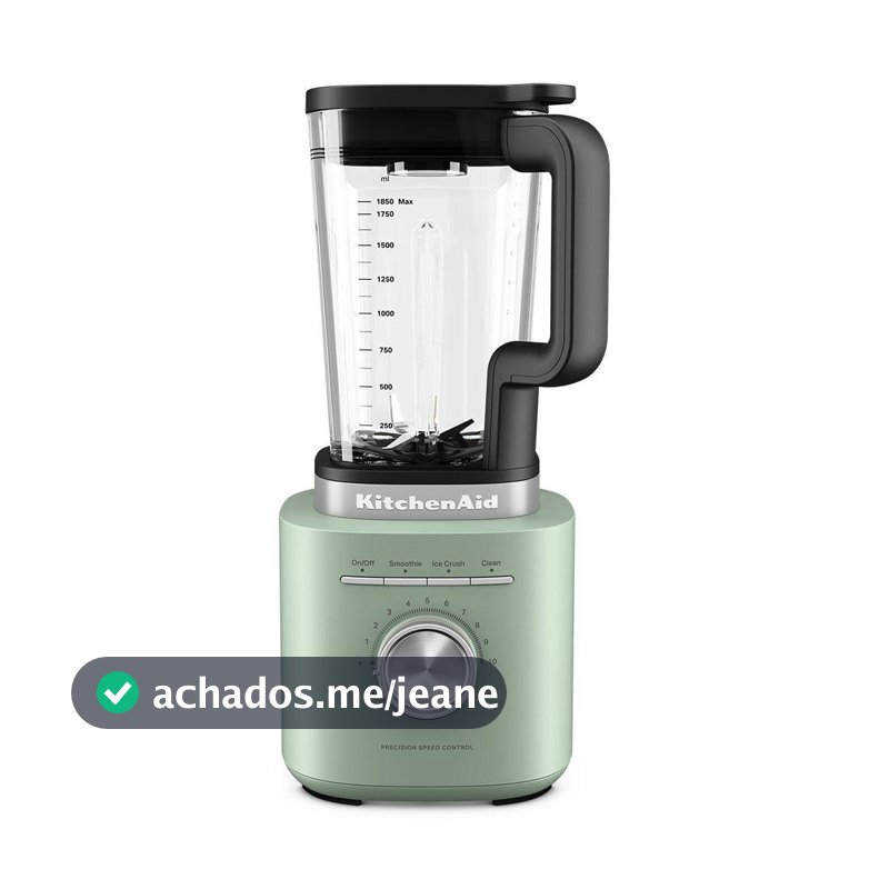 Liquidificador KitchenAid Pure Power com 10 Velocidades e Jarra de Vidro com 2 Litros Cardamom - KUC20AH