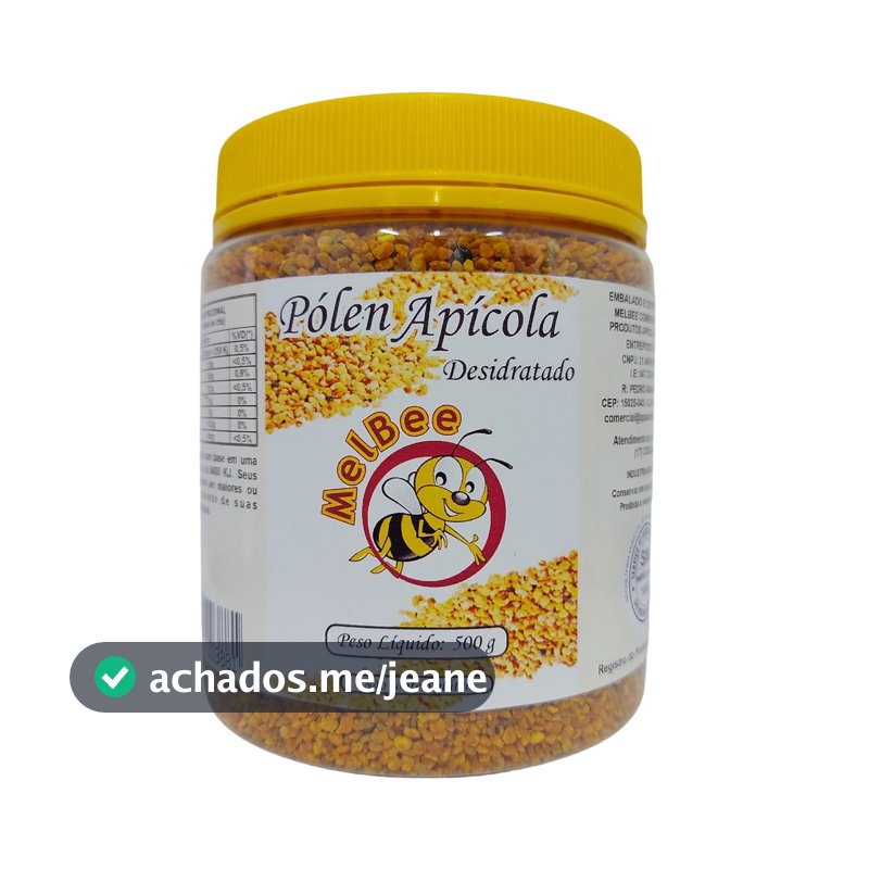 Pólen Apícola Desidratado - Pote 500 g