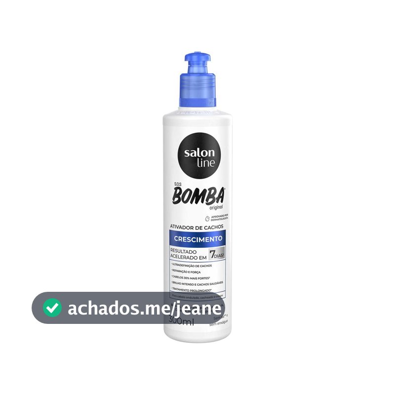 Ativador de Cachos SOS Bomba Original Salon Line 300ml