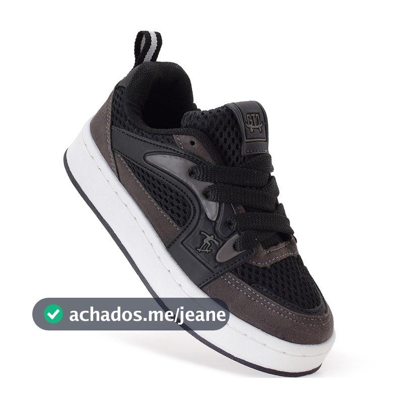 Tênis Infantil Menino e Menina GT7 Casual Premium Skate Escolar Nylon 26 ao 33 Solado Costurado Antiderrapante
