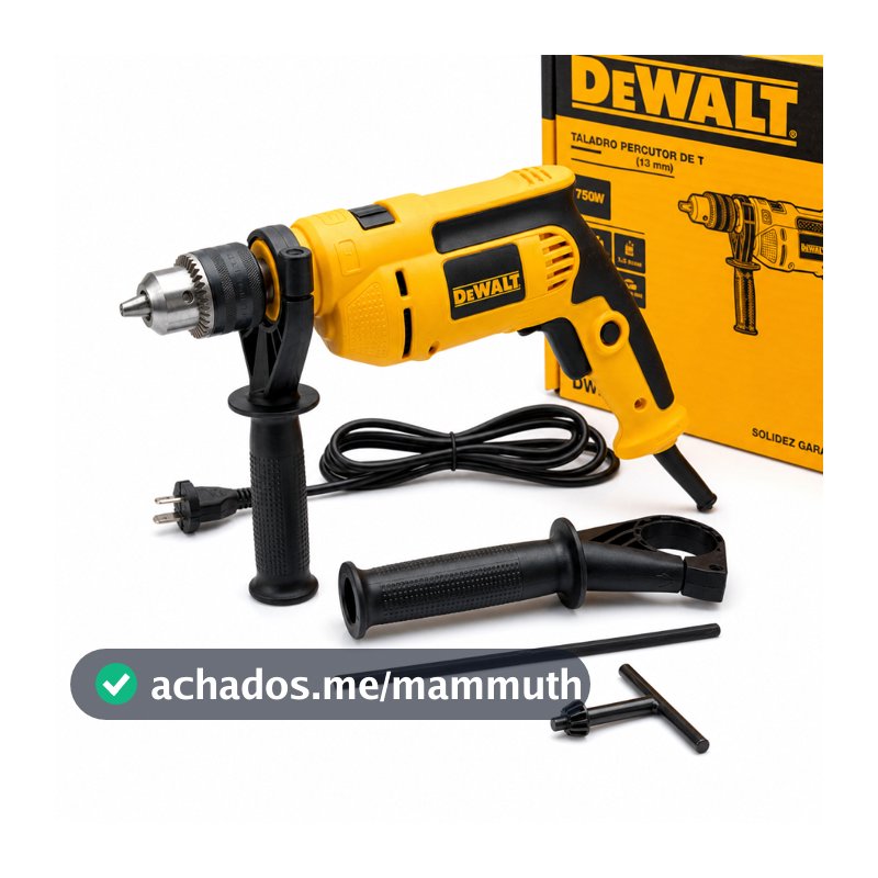 Furadeira De Impacto Dewalt 127v 750w 13mm DWD502BR