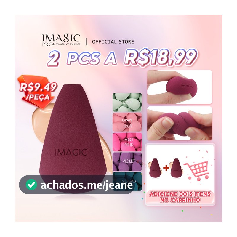 Esponja de Maquiagem IMAGIC de Cosmético de Beleza/Ferramenta de Beleza 1pç