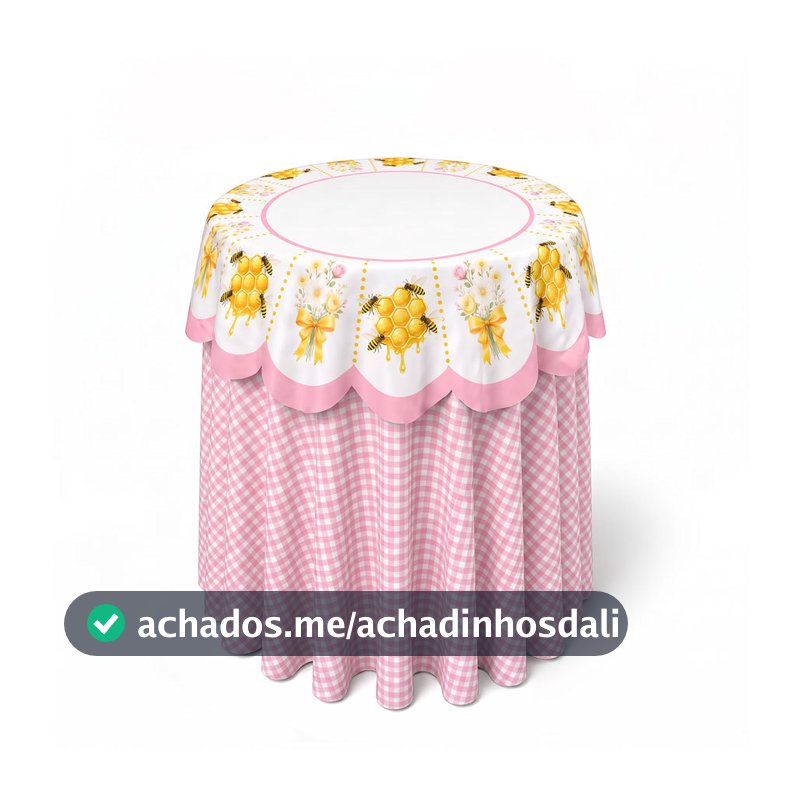 Toalha Cilindro Com Sobreposição Decoração De Festa 50x80