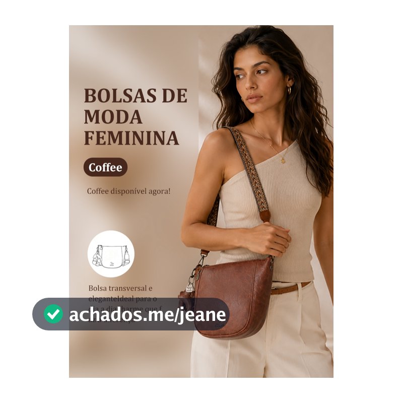 TOMI MITO Bolsa Feminina Compacta Elegante para Viagem e Trabalho TM9183