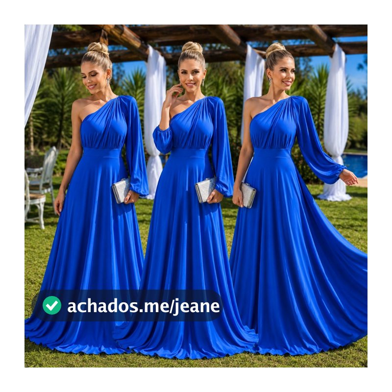 Vestido longo Feminino  Madrinhas Festas Casamento Batizado Formatura Ana Bela