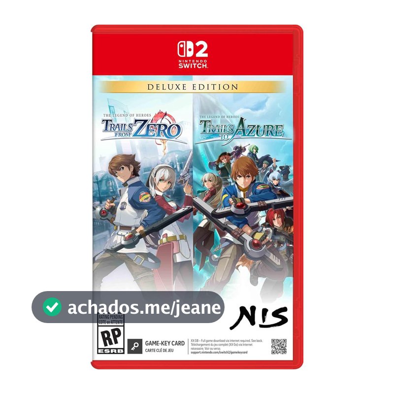 The Legend of Heroes Trails from Zero e Trails to Azure Deluxe Edition Switch 2