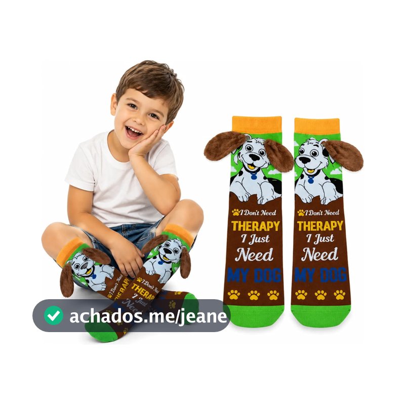 Meia 3d Infantil Menino Cano Alto Personagens Sortidos