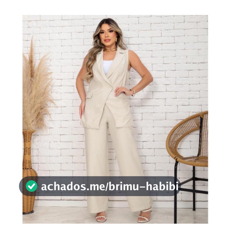 Conjunto Max Colete Forrado Marrant Alfaiataria Feminino Ideal Para Trabalho - Outono e Inverno